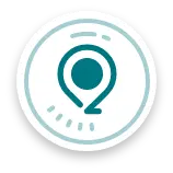 teal location icon